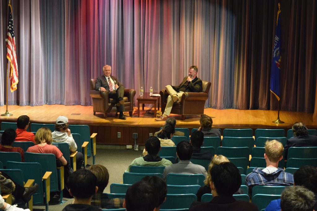 Federal Governor Waller is interviewed by Kim Ruhl with an audience