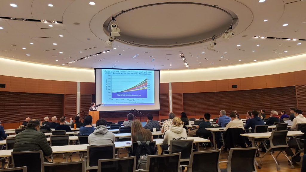 overall picture of the audience and speaker